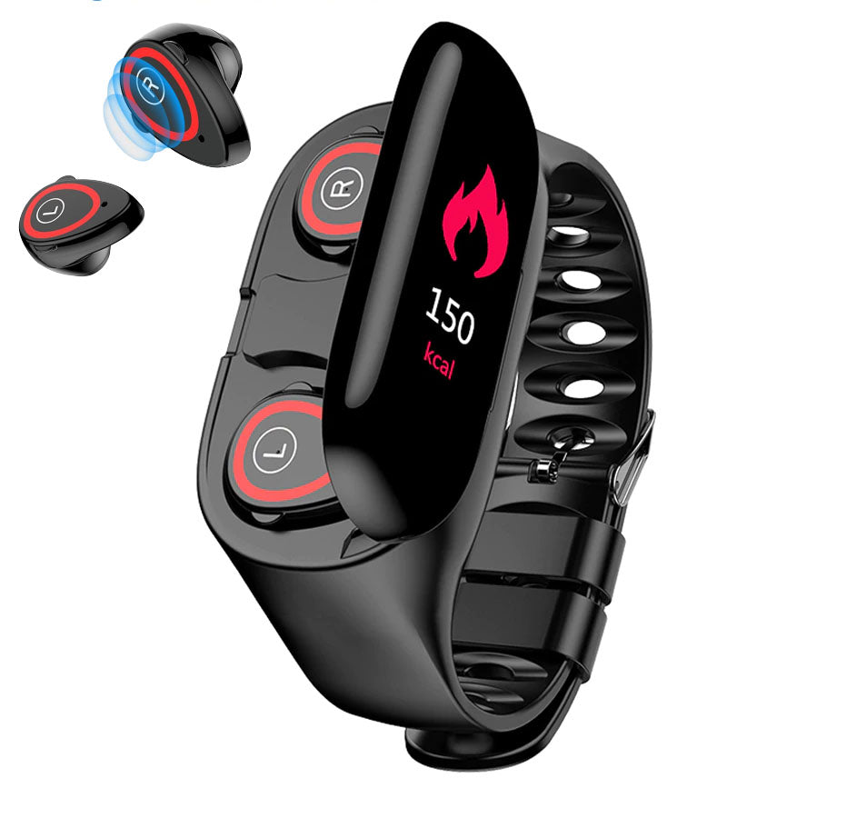 Shopifaster™, The 2 in 1 Smart Watch with Bluetooth 5.0 Earbuds